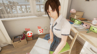 People's Impressions of a Virtual Japanese Schoolgirl